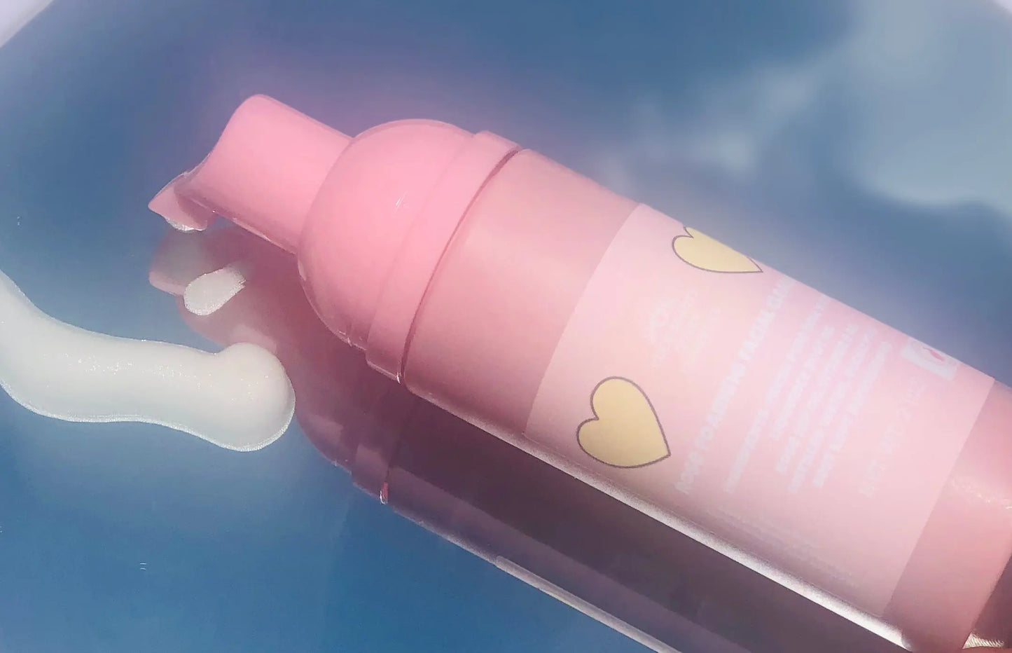 Rose water foaming facial cleanser coco beauty queen cosmetics