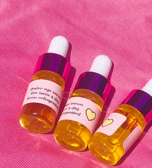 Organic Under Eye Serum, Dark Circles, Anti Aging coco beauty queen