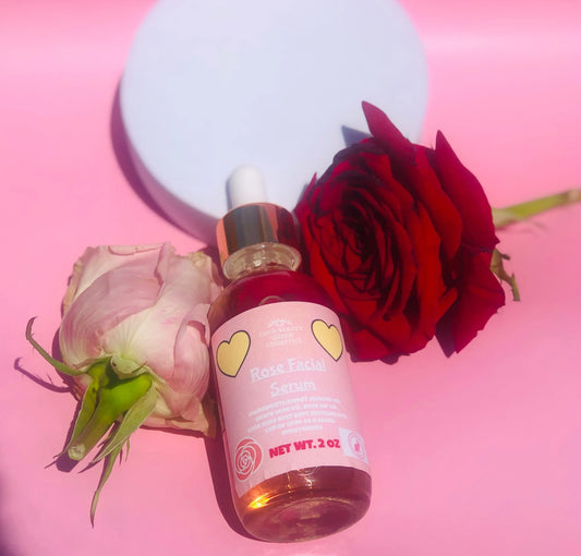 Rose facial serum coco beauty queen