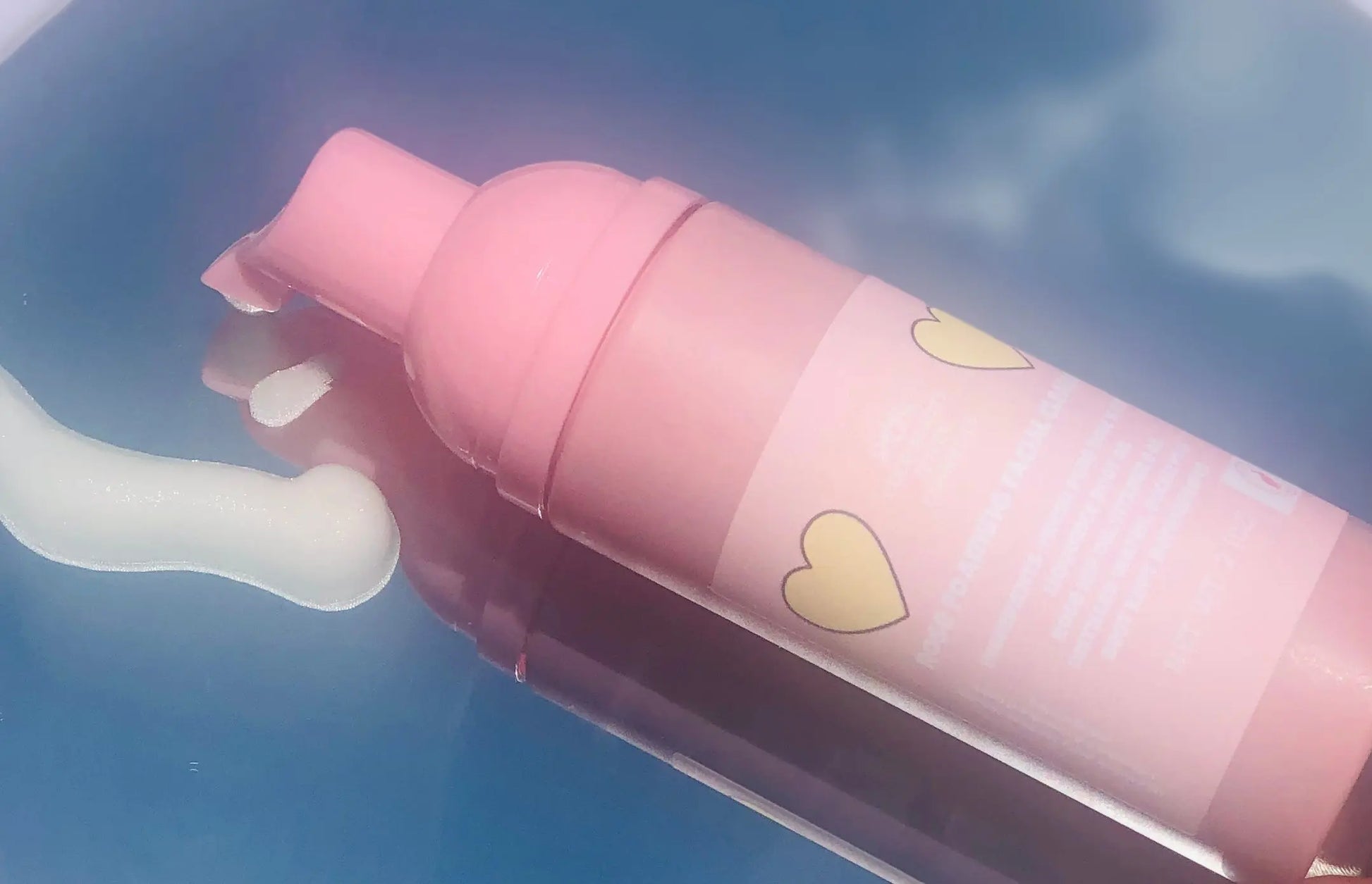 Rose water foaming facial cleanser coco beauty queen cosmetics