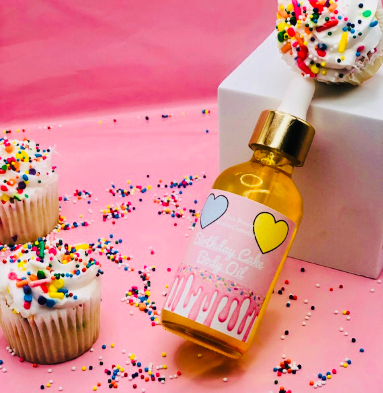 Birthday Cake Body Oil coco beauty queen cosmetics 