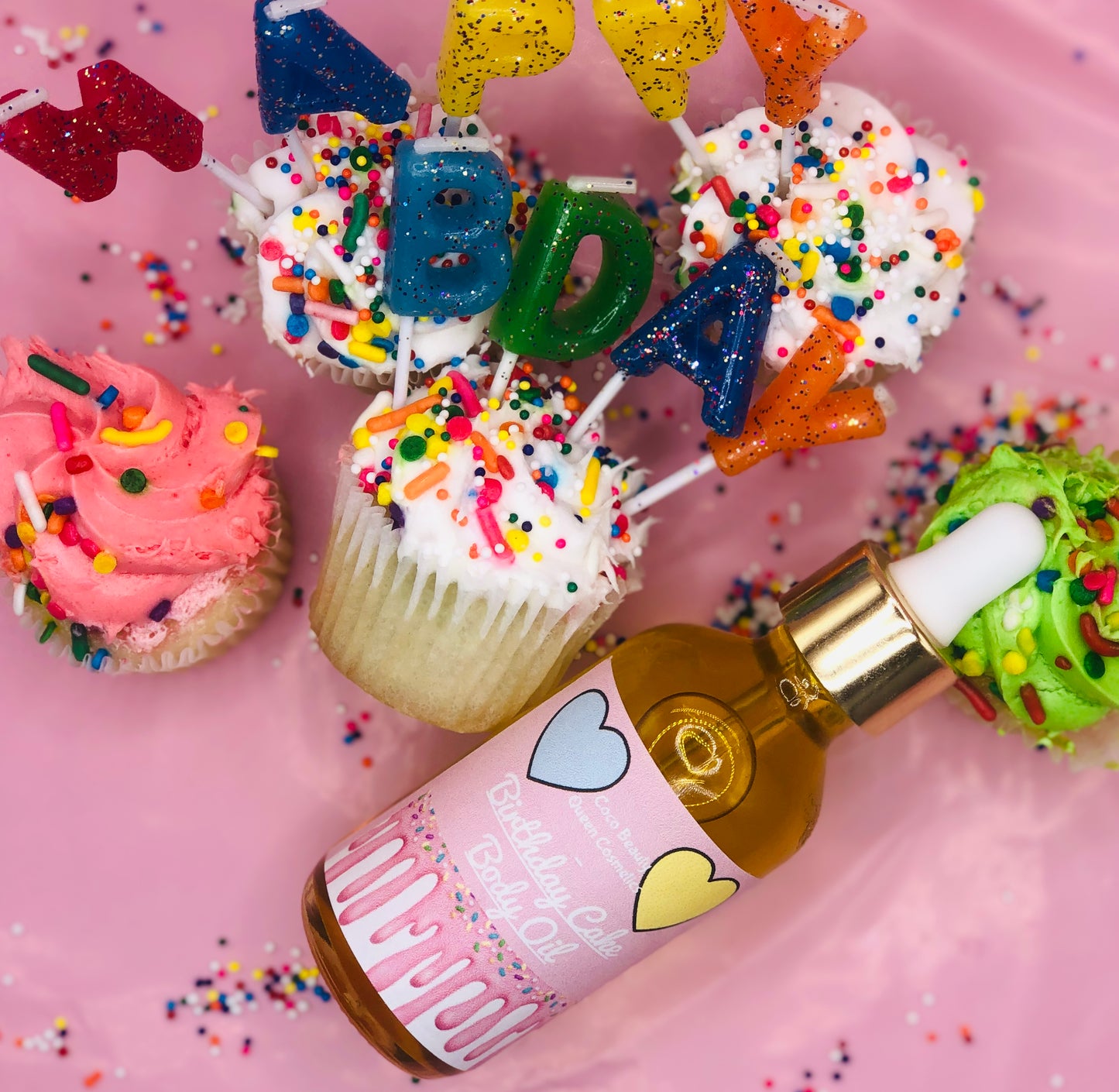 Birthday Cake Body Oil coco beauty queen cosmetics 