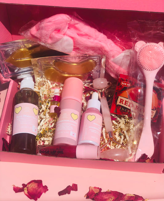 Rose facial kit box coco beauty queen cosmetics 